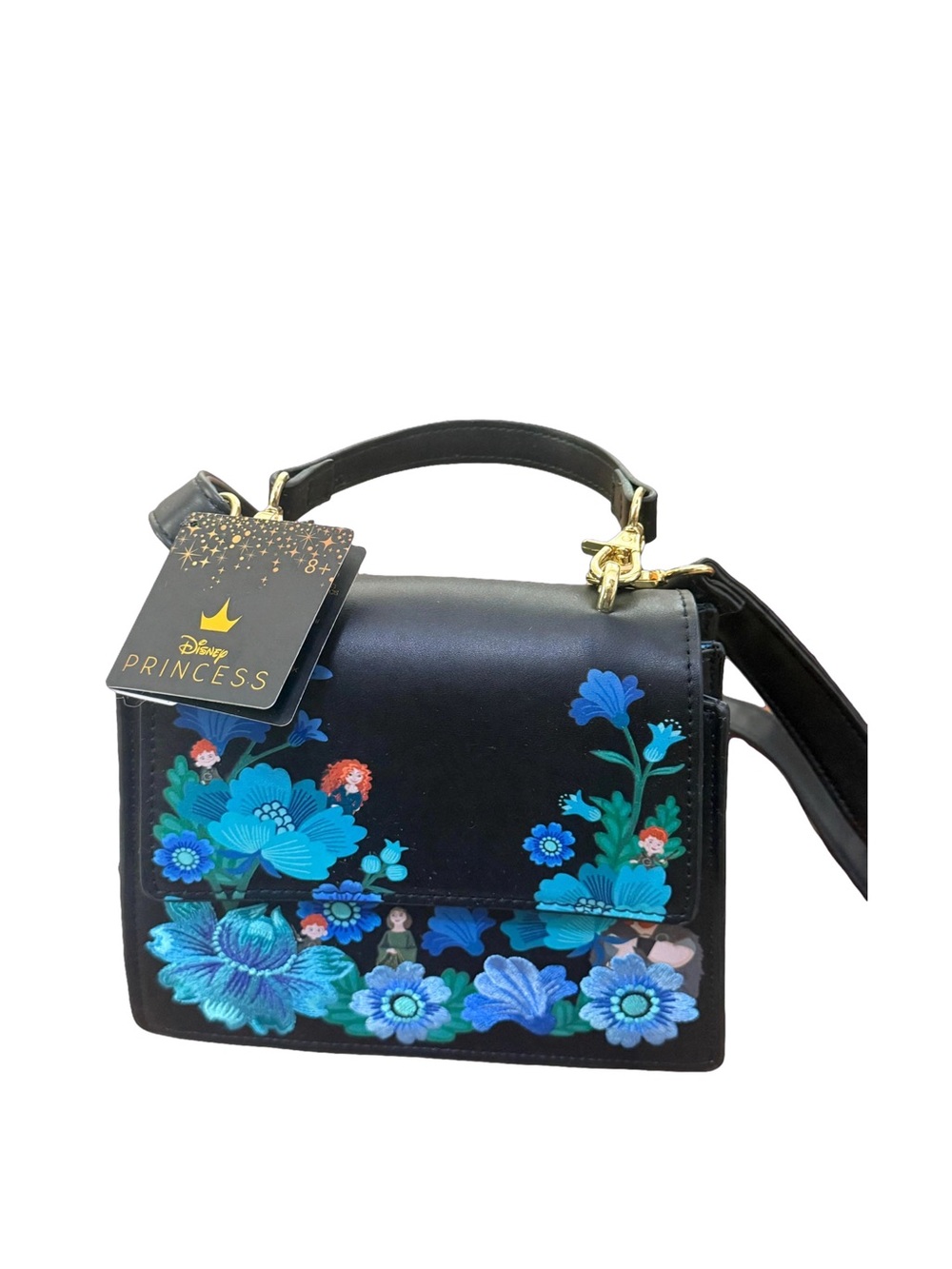 Loungefly Disney Brave Merida Small black/blue Crossbody Satchel Bag